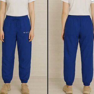 Wilo The Label Blue Parachute Pants
